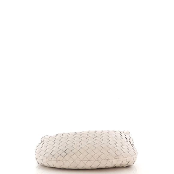 Bottega Veneta BV Jodie Hobo Intrecciato Nappa Teen White - Picture 4 of 6